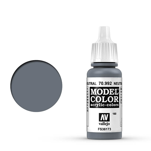 Vallejo Model Color Paint: Neutral Grey