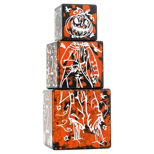 Sirius d6 Dice Set: Scarecrow Halloween Stackables (3) (Last Chance)