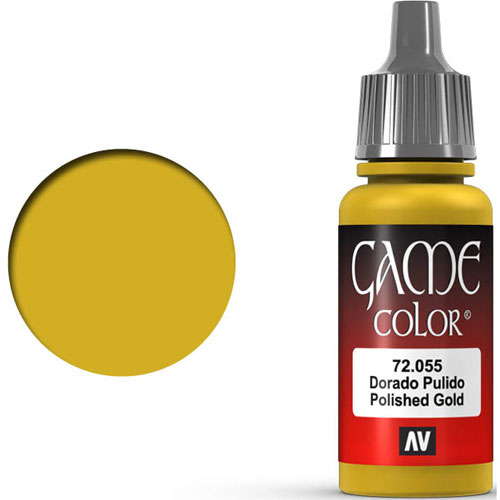 Vallejo Game Color: Polished Gold (17ml)