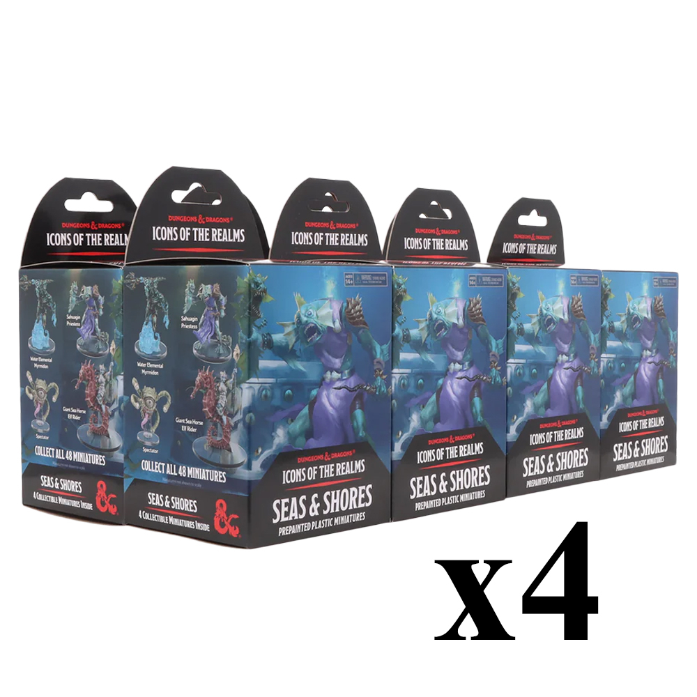 D&D Icons of the Realm: Seas & Shores - Booster Case (32)