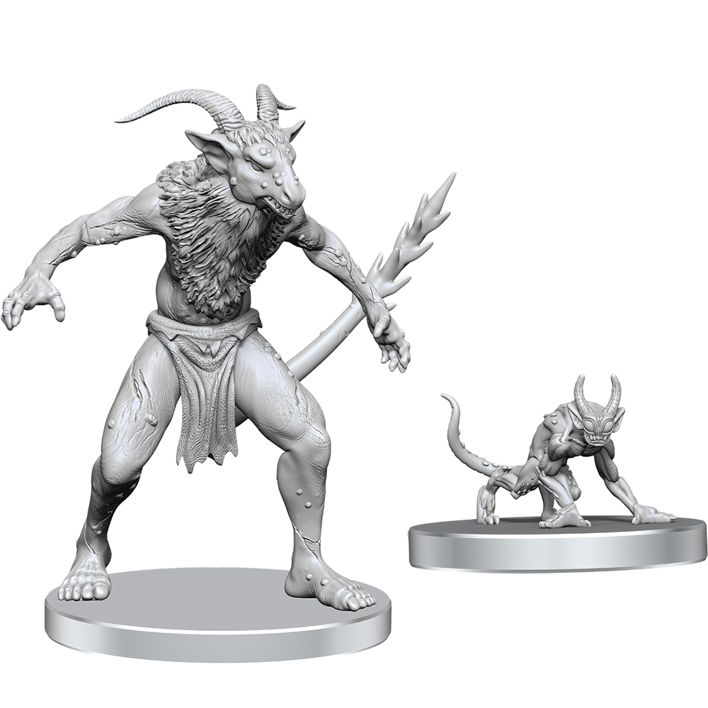 D&D Nolzur's Marvelous Unpainted Minis: W28 Bulezau & Quasit (New Arrival)