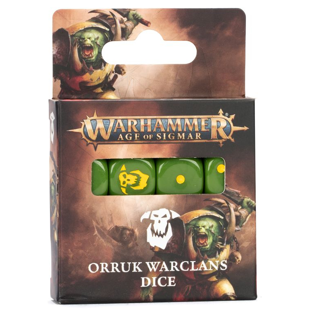 Warhammer Age of Sigmar: Orruk Warclans Dice (16) (Last Chance)