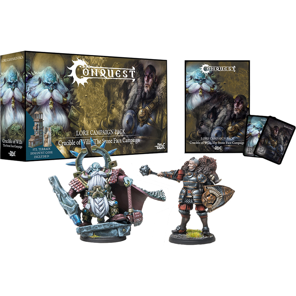 Conquest Lore Campaign Pack: Crucible of Wills - The Stone Face Campaign (Last Chance)