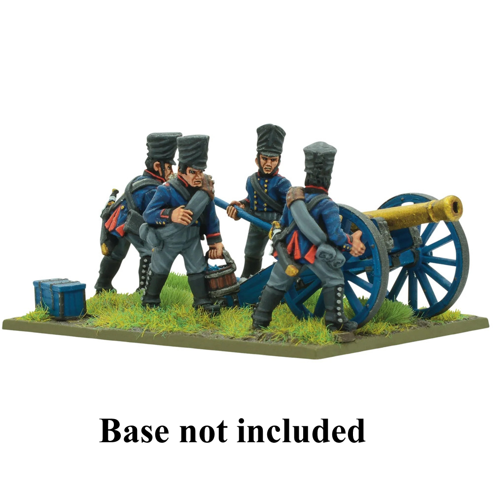 Black Powder Napoleonic Wars: Prussian Foot Artillery with 6- or 12-pdr (1813-15)