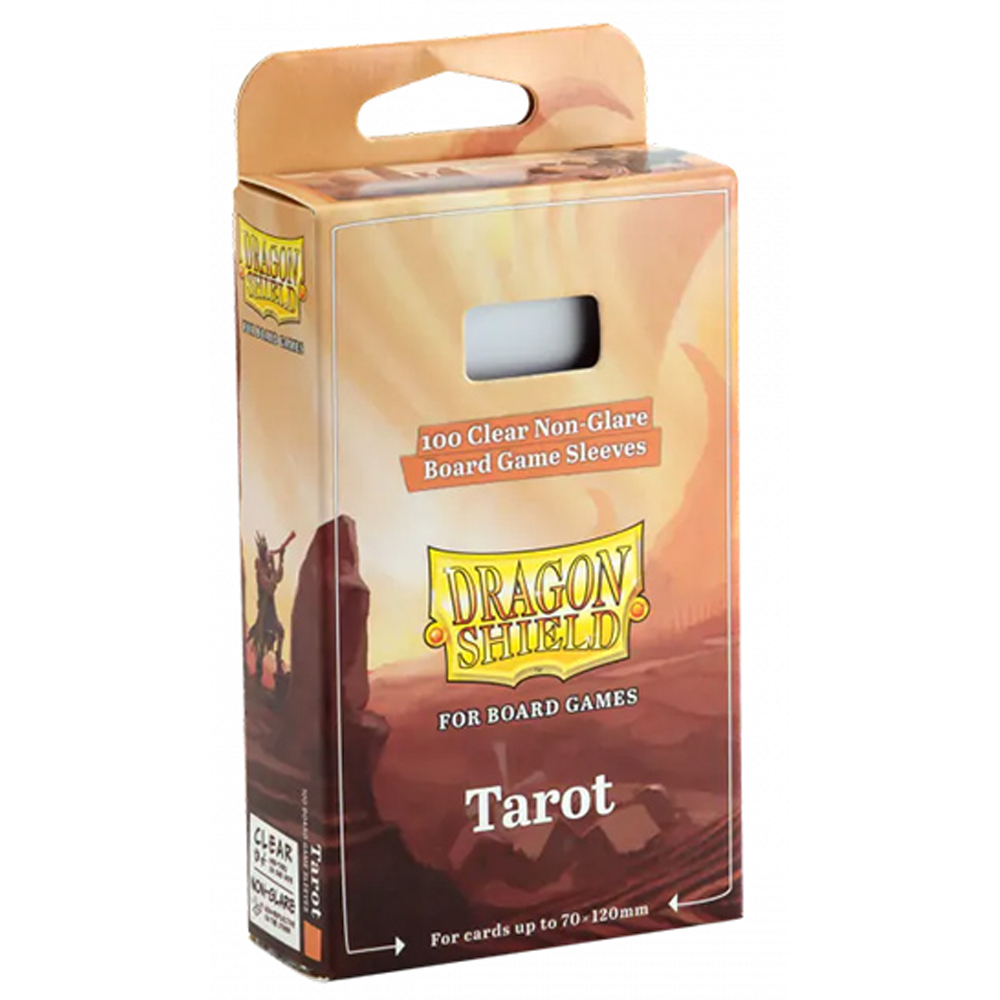 Dragon Shield Board Game Sleeves: Tarot - Clear Non-Glare (100)