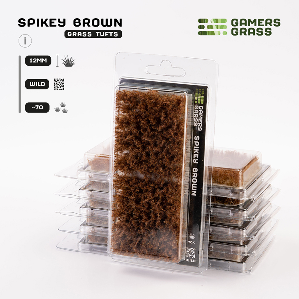 Gamers Grass Tufts: Spikey Brown - Wild 12mm