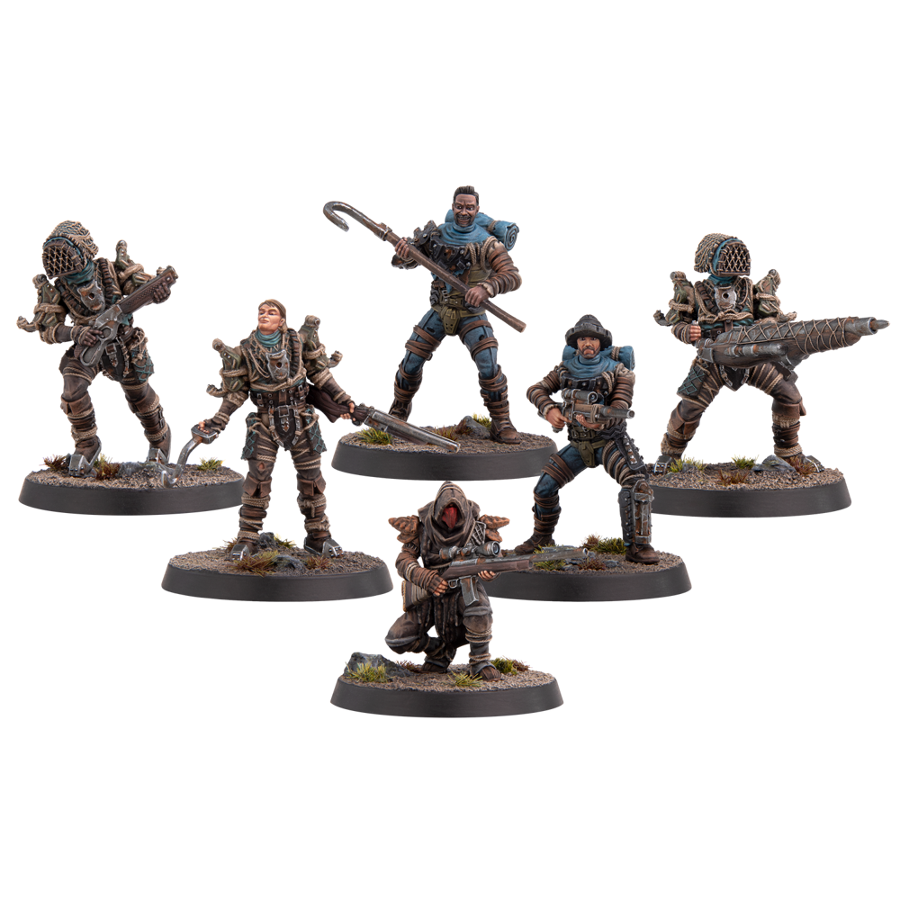 Fallout: Miniatures - Raiders - Trappers (Preorder)