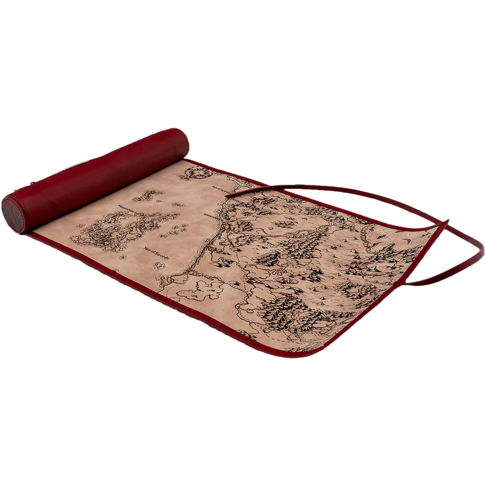D&D Dice Scroll Map: Sword Coast