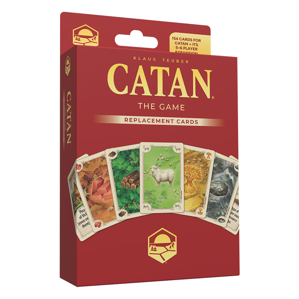 CATAN 6th Edition: Replacement Cards - Base Game & 5-6 Player Expansion