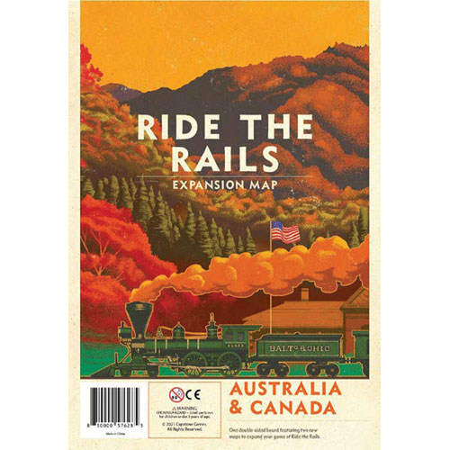 Iron Rail #2: Ride the Rails - Australia & Canada Expansion Map (Last Chance)