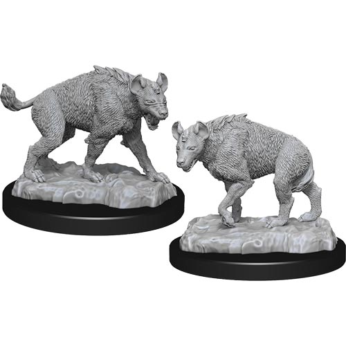 WizKids Deep Cuts Unpainted Minis: W14 Hyenas