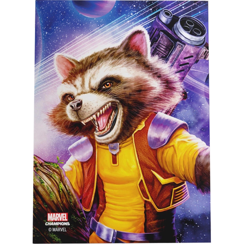 Marvel Champions Fine Art Sleeves: Rocket Raccoon