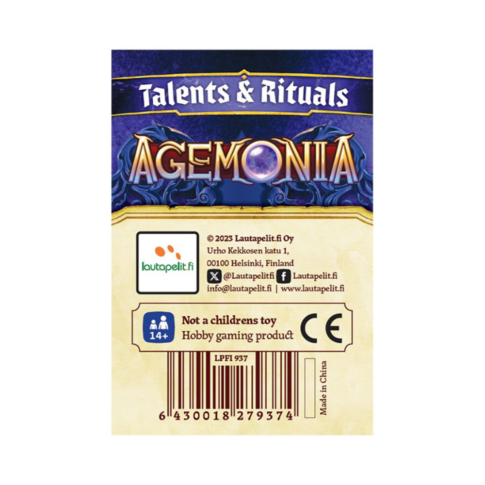 Agemonia: Talents & Rituals Pack
