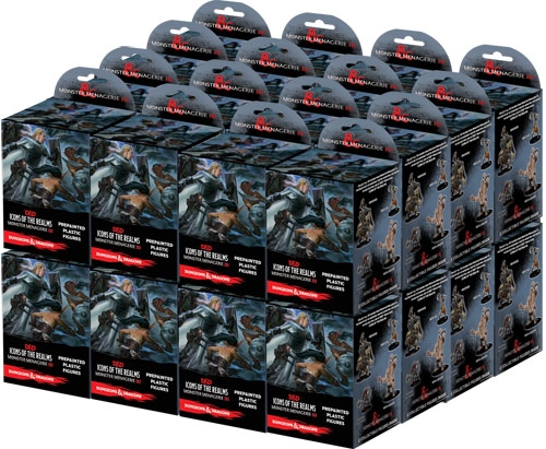 D&D Icons of the Realms Miniatures: Monster Menagerie 3 - Booster Case (32)