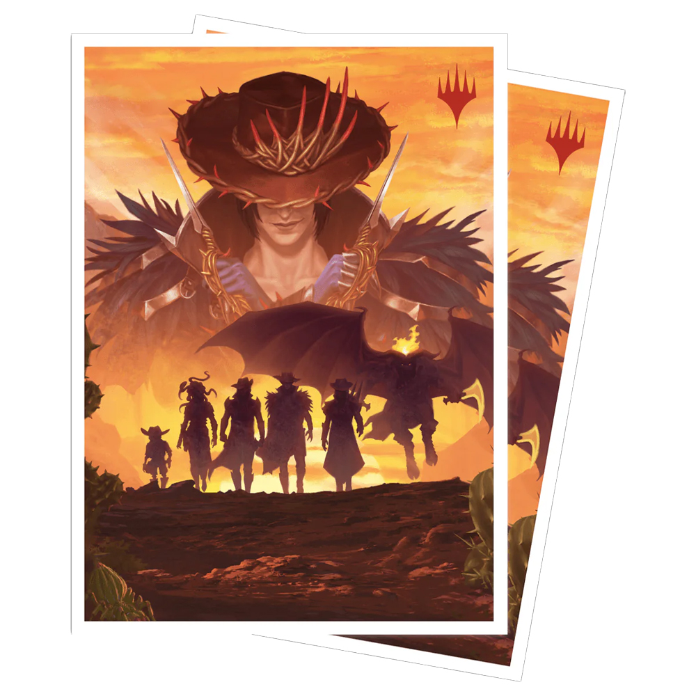 MtG Apex Sleeves: Outlaws of Thunder Junction - Gang Silhouette (105) (Last Chance)