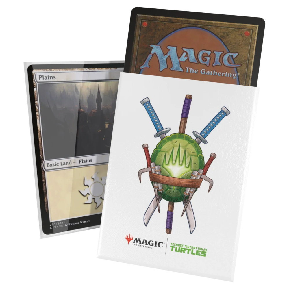 MTG Art Sleeves TMNT: Turtle Planeswalker Symbol (100) (New Arrival)