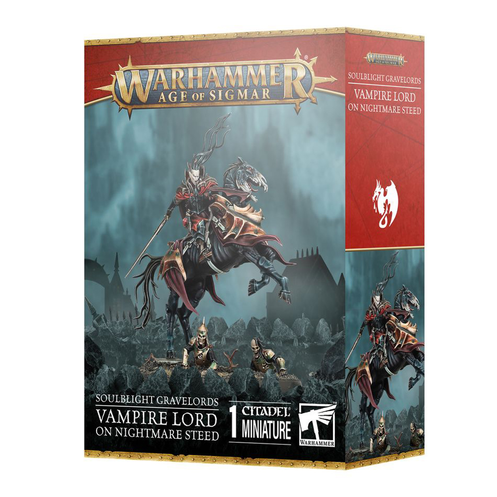 Warhammer Age of Sigmar: Soulblight Gravelords - Vampire Lord on Nightmare Steed