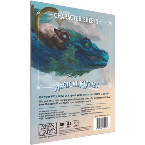 Magical Kitties 2E RPG: Kitty Character Sheets