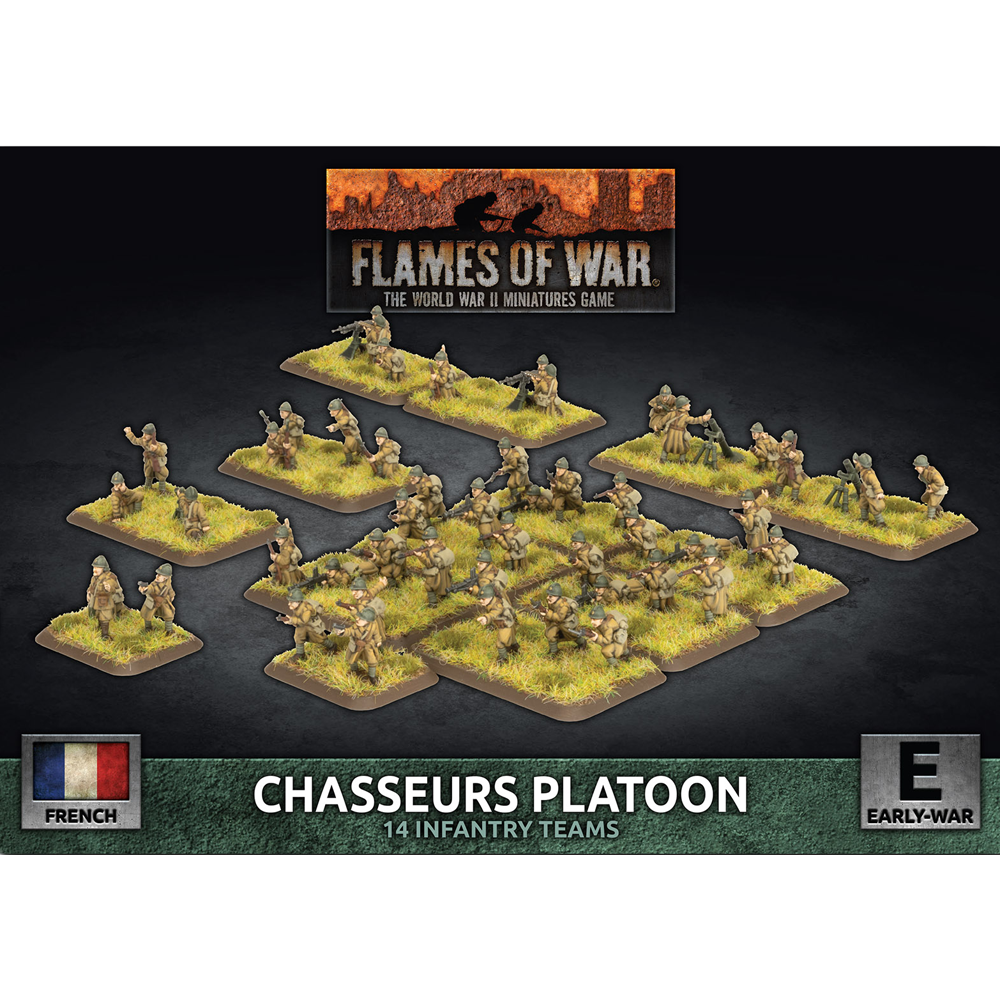 Flames of War WW2: Chasseurs Platoon (Preorder)