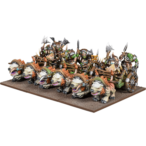 Kings of War 3E: Riftforged Orc - Chariots / Fight Wagons (Clearance)