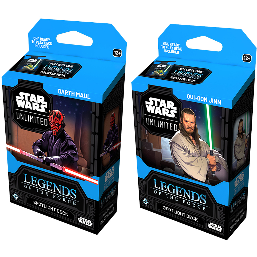 Star Wars Unlimited TCG: Legends of the Force - Spotlight Deck (Set of 2)