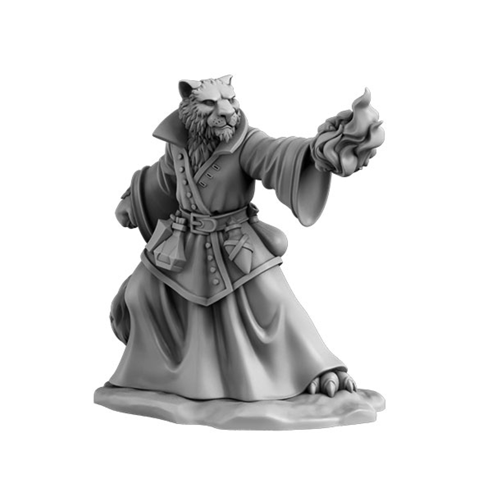 Next Level Miniatures: Catfolk Sorcerer