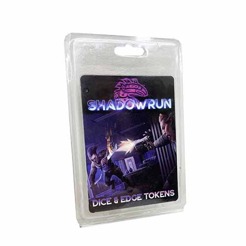 Shadowrun 6E RPG: Dice & Edge Tokens 2nd Green