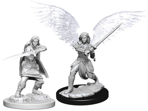 D&D Nolzur's Marvelous Unpainted Minis: W6 Female Aasimar Fighters