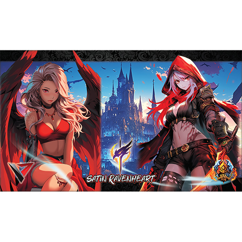Soul Masters Playmat w/ Bag: Satin Ravenheart (Last Chance)