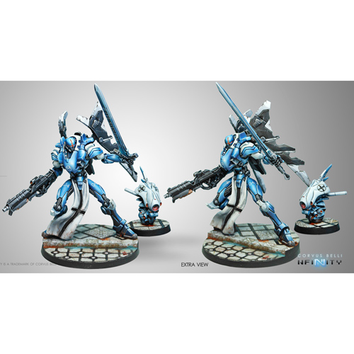 Infinity: PanOceania - Seraphs, Military Order Armored Cavalry (Spitfire + EXP CCW)