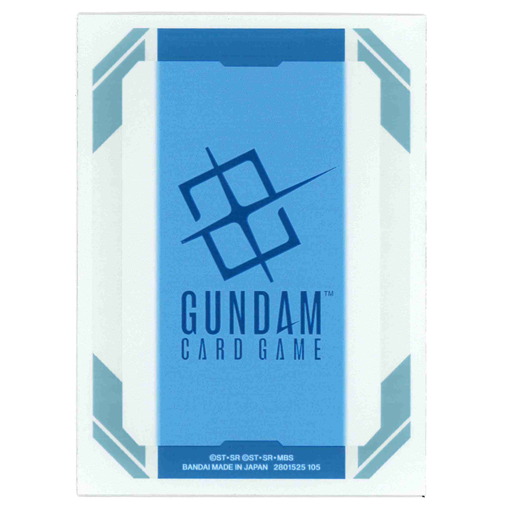 GUNDAM Card Game: Official Card Sleeves - GUNDAM Logo (Blue)