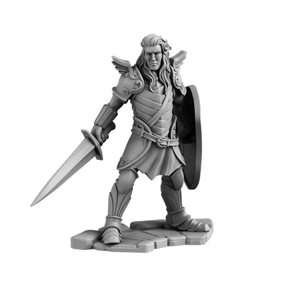 Next Level Miniatures: Aasimar Paladin