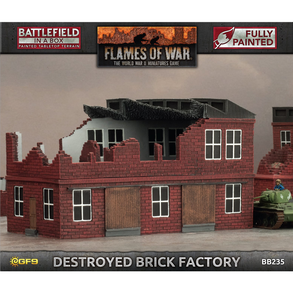 Battlefield in a Box: Flames of War - Destroyed Brick Factory