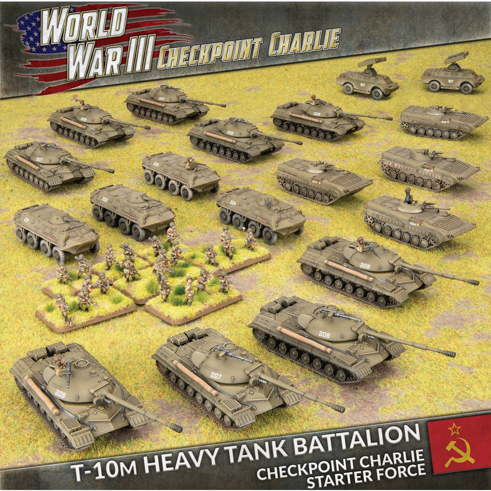 WWIII Team Yankee: Checkpoint Charlie Soviet Starter Force: T-10M Heavy Tank Battalion - Limited Edition