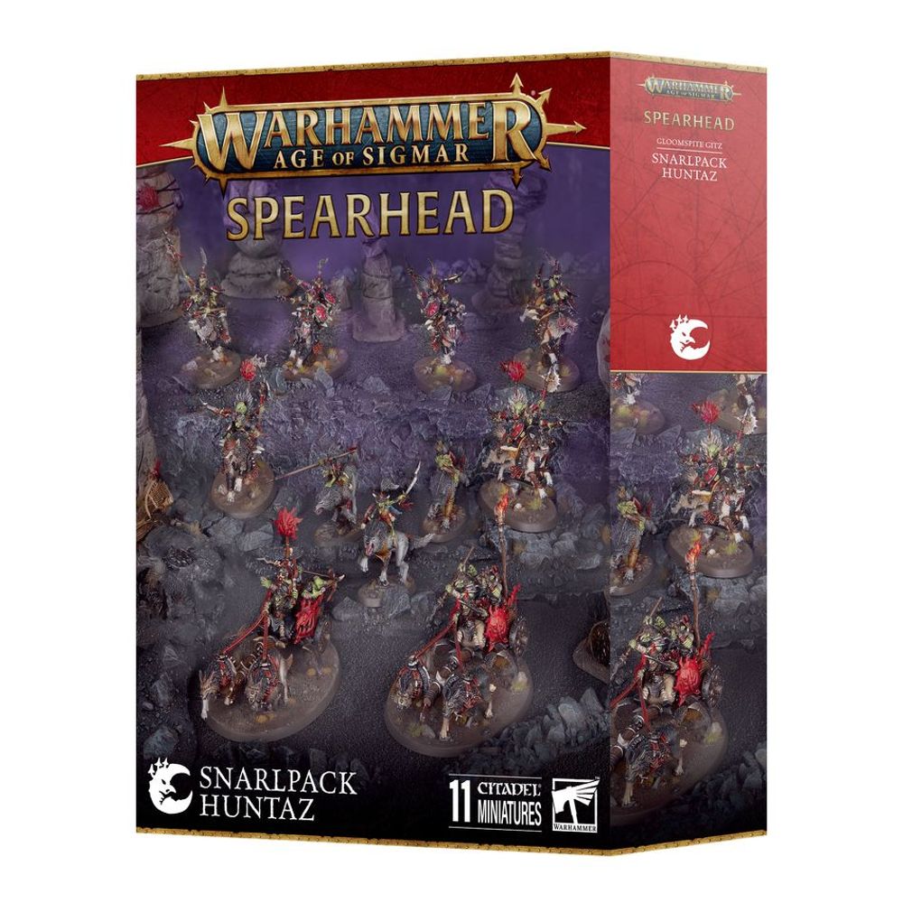 Age of Sigmar: Spearhead: Gloomspite Gitz - Snarlpack Huntaz