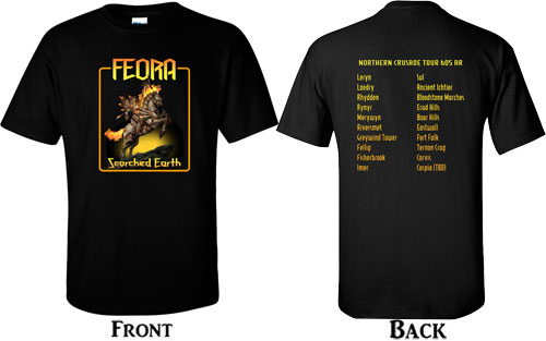 OffWorld Designs T-Shirt: Feora (Medium) (Last Chance)