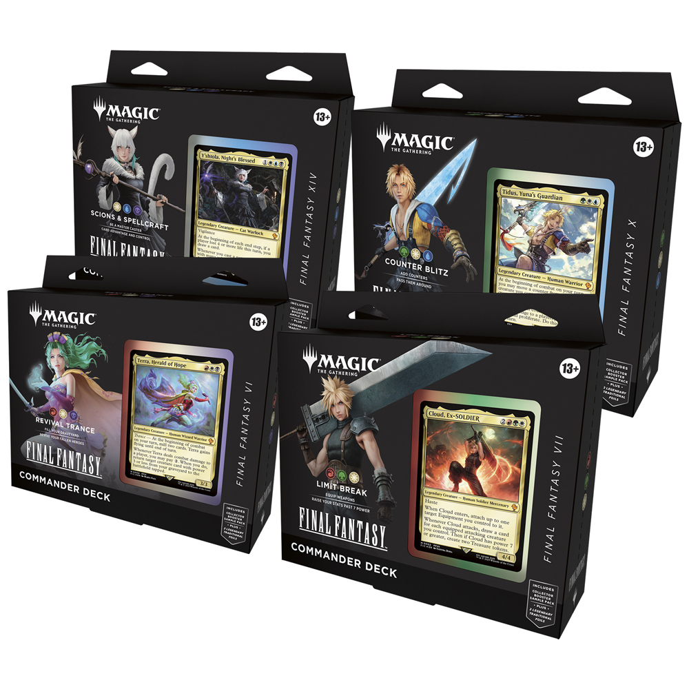 MTG: Final Fantasy - Commander Deck - Set of 4