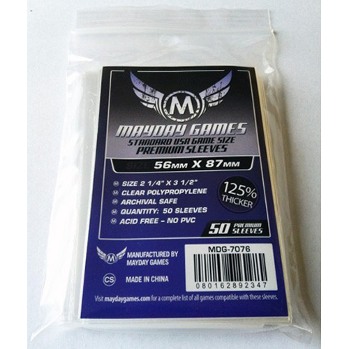 Mayday Sleeves: Premium Standard USA Size (50)