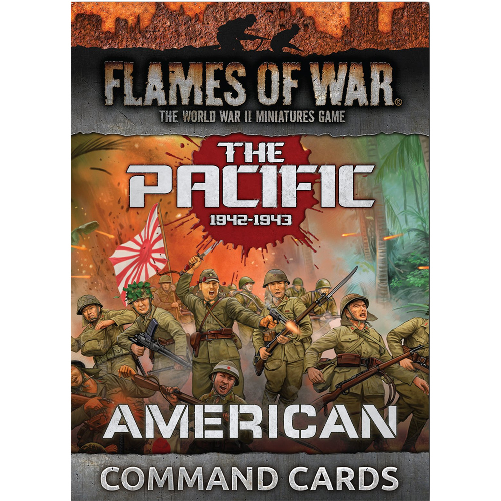 Flames of War WW2: The Pacific: American Command Cards