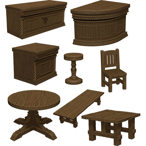 D&D Icons of the Realm: The Yawning Portal Inn - Bars & Tables