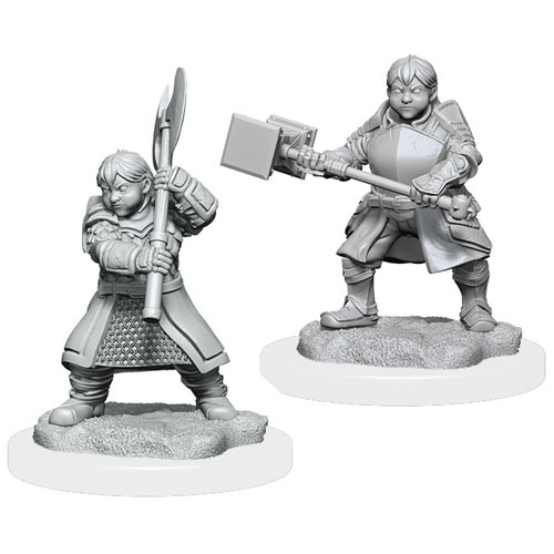 Critical Role Unpainted Minis: W1 Dwarf Dwendalian Empire Fighter