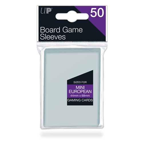 Ultra Pro Board Game Sleeves: Mini European (44mm x 68mm) (50)