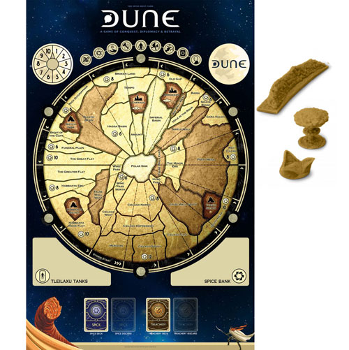 Dune Board Game: Game Mat (24 x 36in)