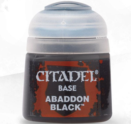 Citadel Base Paint: Abaddon Black (12ml)