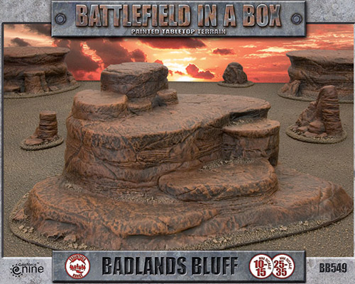 Battlefield in a Box: Badlands Bluff - Mars