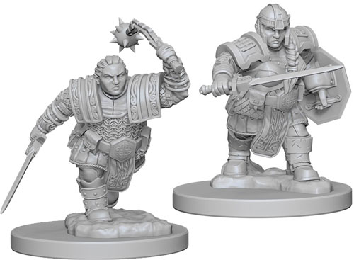 D&D Nolzur's Marvelous Unpainted Minis: W2 Female Dwarf Fighter