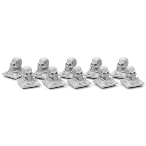 Bones: Graveyard Finial - Skulls (10)