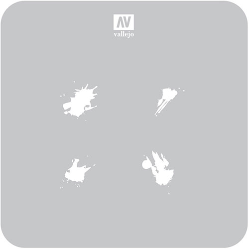 Hobby Stencil: Texture Effects - Petrol Spills