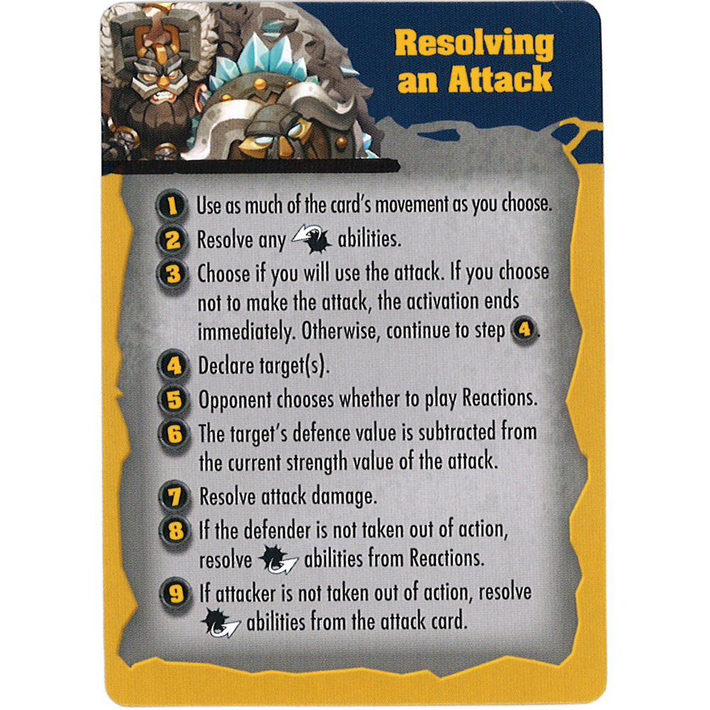 Super Fantasy Brawl: Player Aid Cards Pack (Clearance)