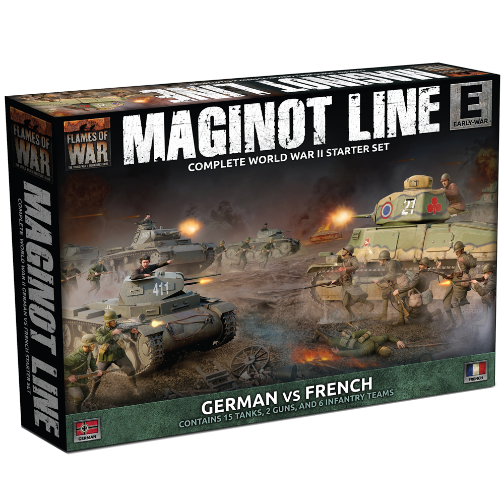 Flames of War WW2: Maginot Line - German vs French Starter Set (Preorder)
